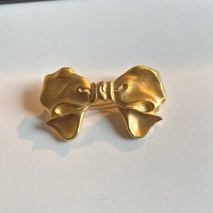 Vintage Gold Bow Hair Clip - designed inspired made in France